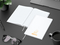 Notizbuch Memo-Book Bestseller, A5, matt-weiß