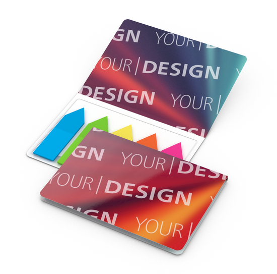 Haftmarker-Set Memo-Card Pfeil-Filmmarker Bestseller, gloss-individuell