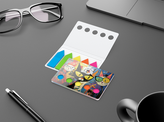 Haftmarker-Set Memo-Card Pfeil-Filmmarker Bestseller, matt-individuell