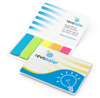 Haftmarker-Set Memo-Card Papiermarker Bestseller, gloss-individuell