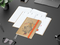 Wochenplaner Match-Hybrid White Bestseller, A5, Natura braun-individuell, orange