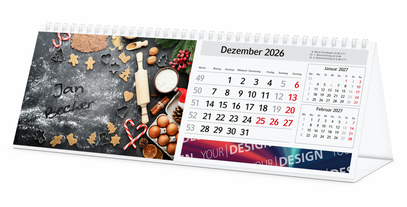 Bildkalender MagicPix Table Quer Bestseller (personalisiert)