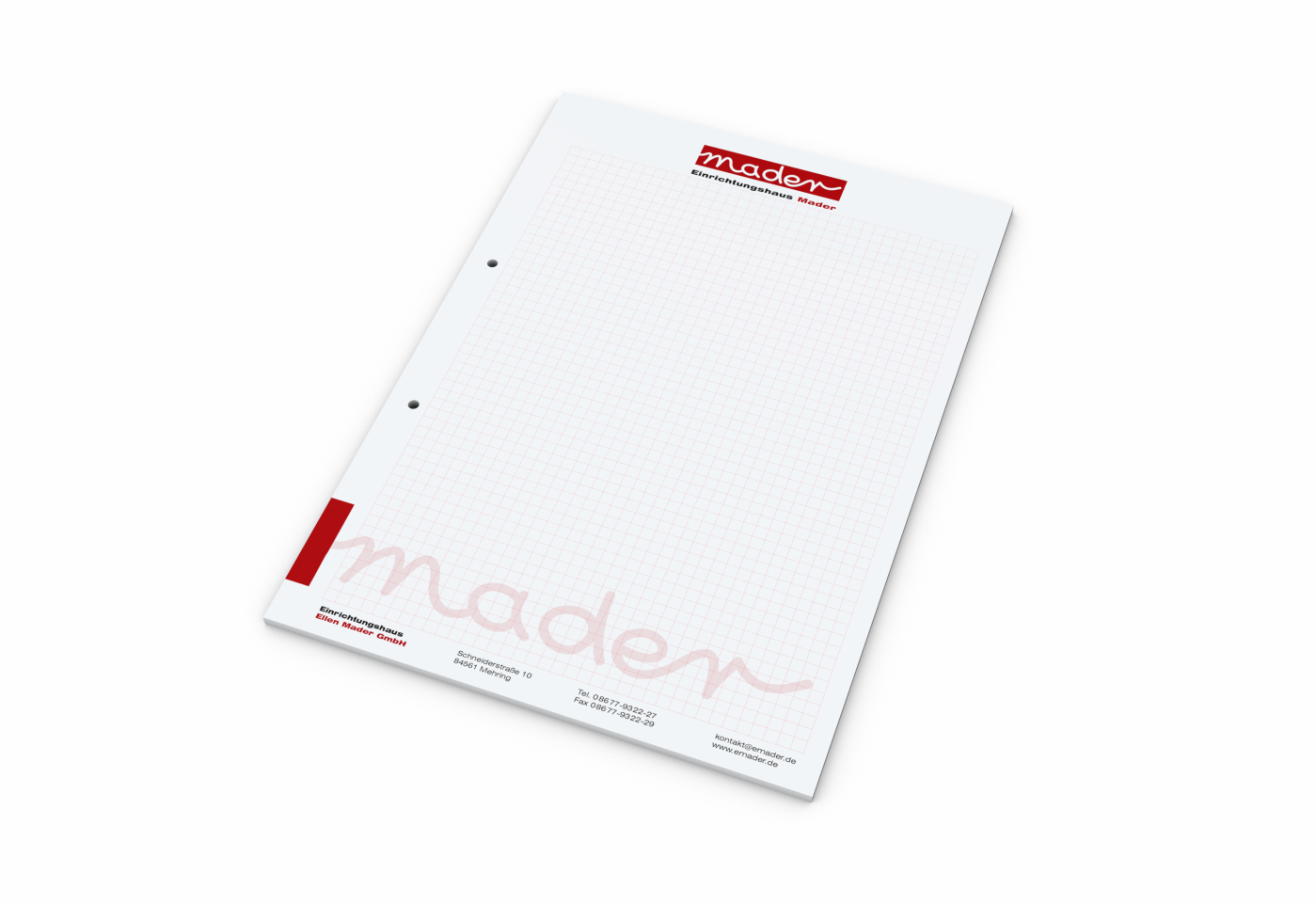 Schreibblock Bestseller, A4, 50 Blatt mit 2fach-Abheftlochung