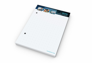 Schreibblock Bestseller, A6, 100 Blatt mit 2fach-Abheftlochung
