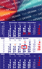 3-Monatskalender Solid 3 Bestseller, dunkelblau (Einblatt)
