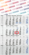 4-Monatskalender Budget 4 Recycling, blau (Einblatt)