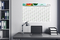 Wandplaner Horizont Recycling, individuelle Schmuckfarbe
