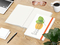 Notizbuch Match-Book, A4, Cover-Star Recycling-Matt, orange
