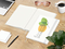 Notizbuch Match-Book, A4, Cover-Star Recycling-Matt, weiß