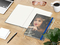 Notizbuch Match-Book, A4, Natura Recycling, mittelblau