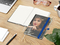 Notizbuch Match-Book, A5, Natura Recycling, mittelblau