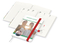 Wochenplaner Match-Hybrid A5 Natura Recycling, rot