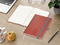 Notizbuch Organic-Book Recycling, rot