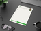 Schreibblock Recycling, A5, 25 Blatt mit 2fach-Abheftlochung