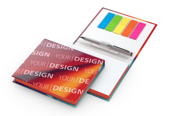 Haftnotiz-Set Amsterdam A Bookcover White