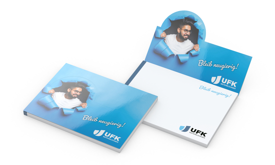 Haftnotiz Cover Pop-Up, Kreis links