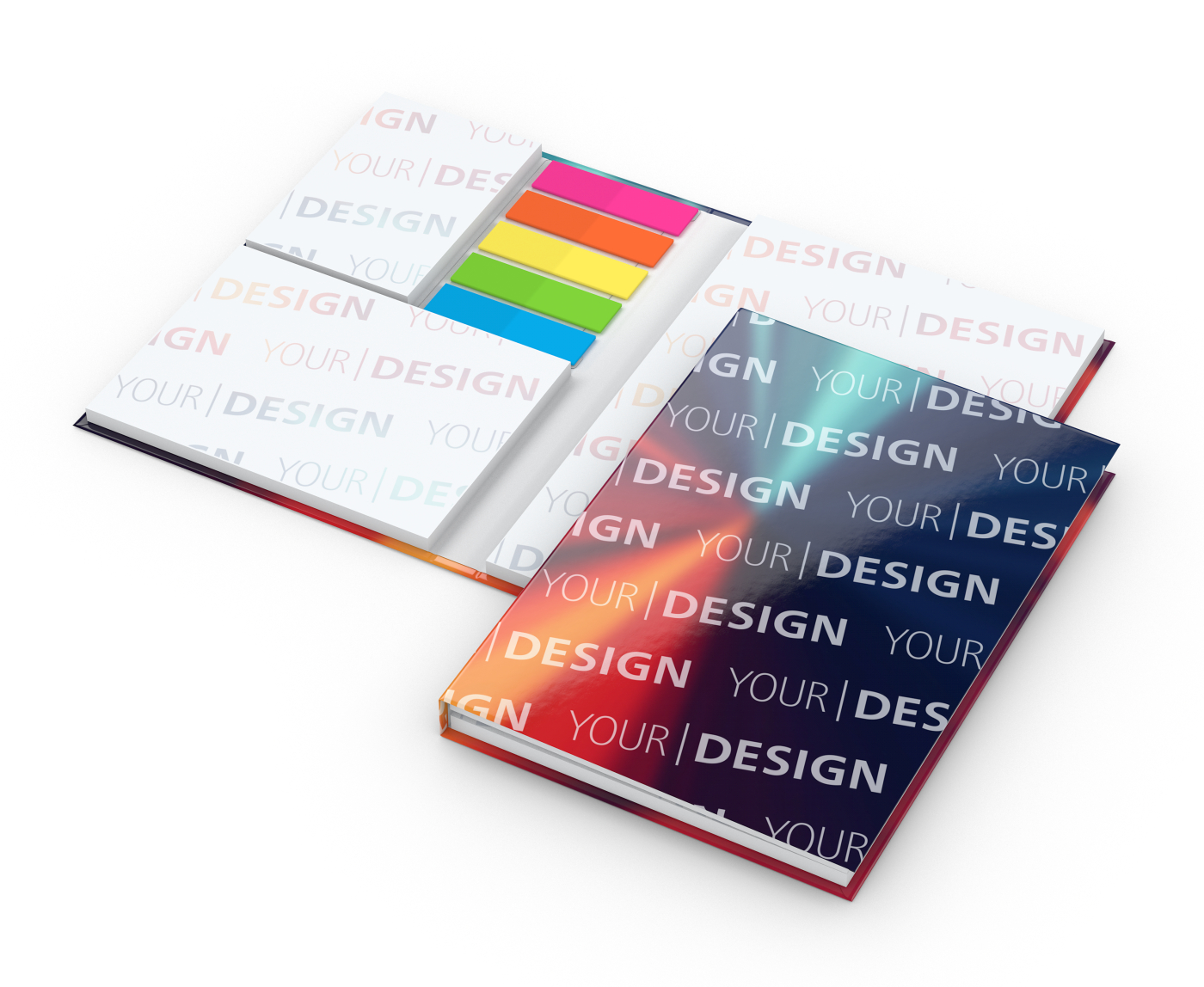 Haftnotiz-Set Helsinki Bookcover Individuell, gloss-individuell