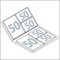 Haftnotiz-Set Monaco Bookcover, gloss-individuell