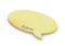 Haftnotiz Form 100 × 72, 50 Blatt, Sprechblase