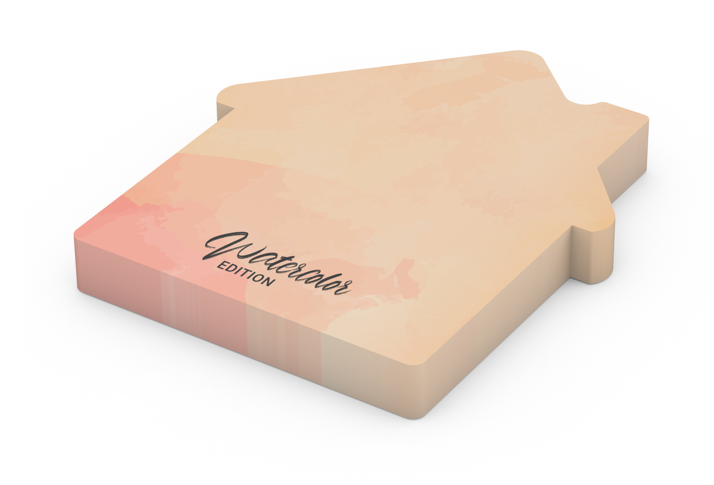 Haftnotiz Form 100 × 72, 100 Blatt, Haus
