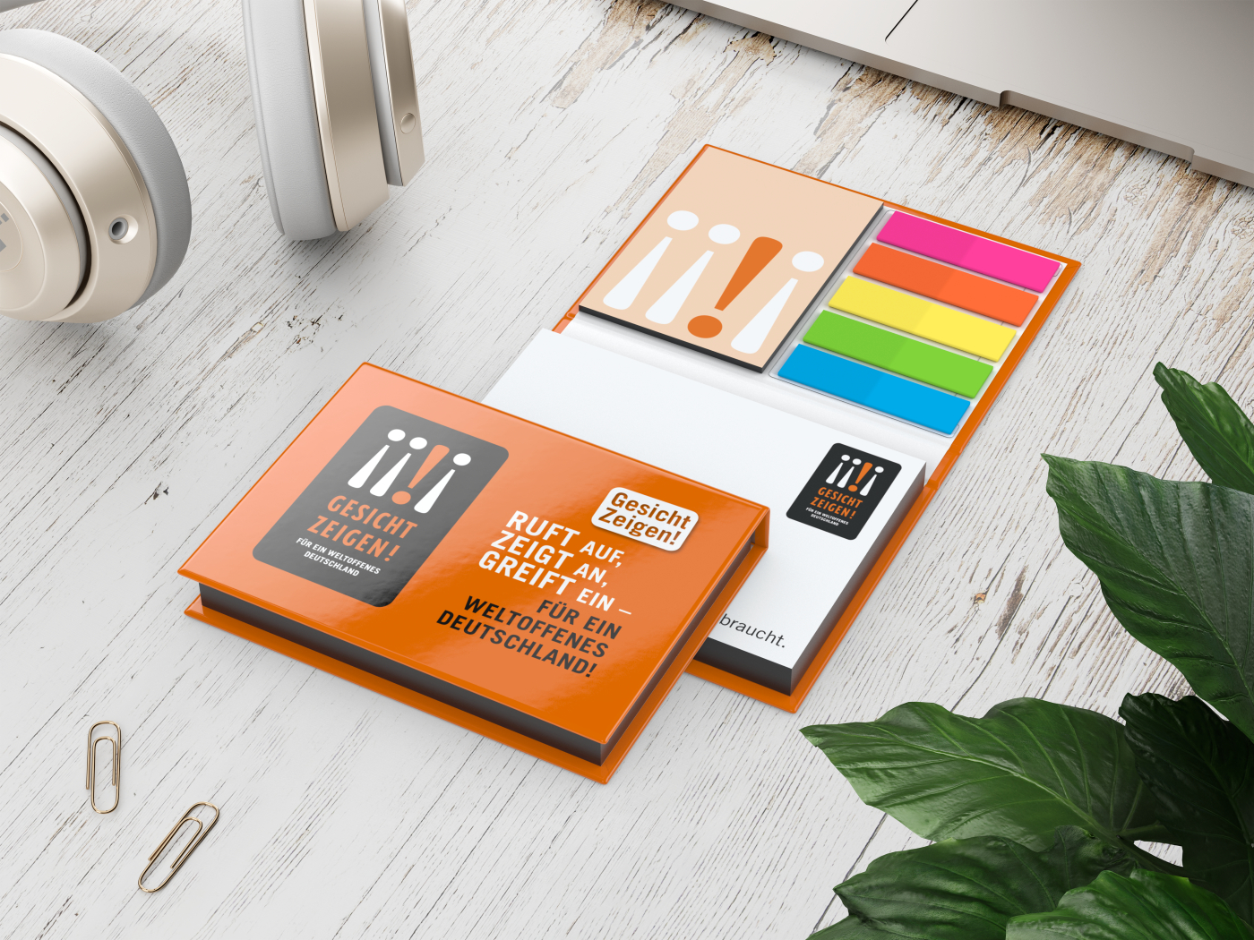 Haftnotiz-Set Prag Bookcover Individuell, gloss-individuell