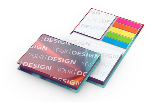 Haftnotiz-Set Prag Bookcover Individuell, gloss-individuell