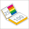 Haftnotiz-Set Prag Bookcover Individuell, gloss-individuell