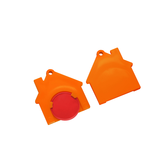 Chiphalter mit 1€-Chip "Haus"