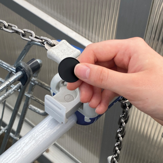 Chiphalter mit 1€-Chip "Haus"