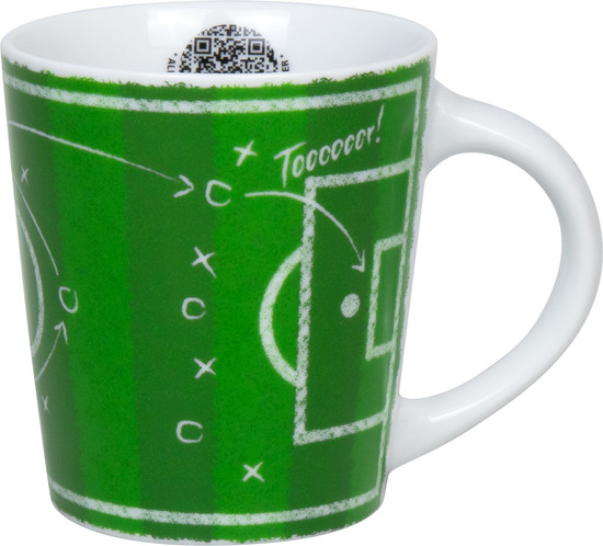 KÖNITZ Porzellan Tasse KC134 Fußball - Taktik