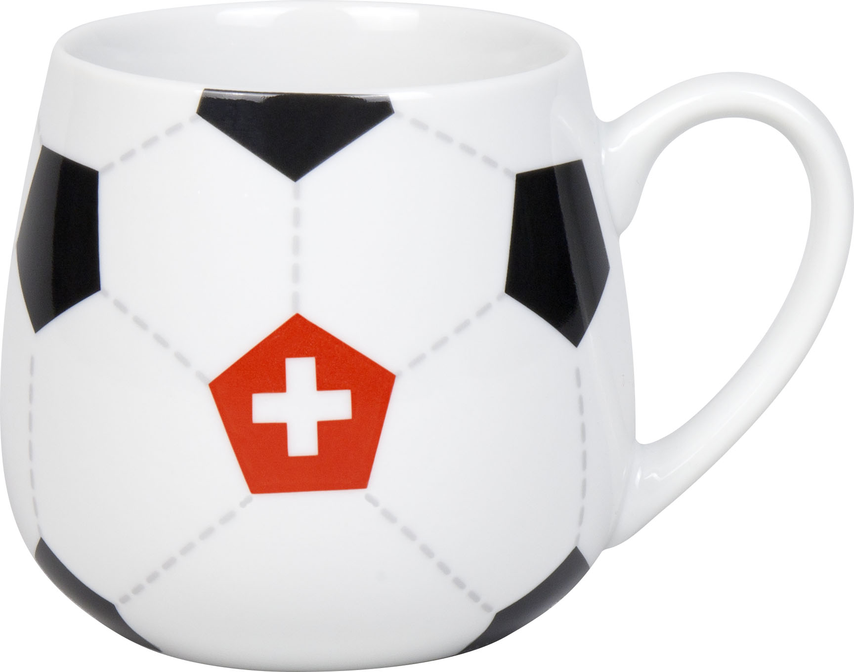 KÖNITZ Porzellan Tasse KC143 Fußball Schweiz