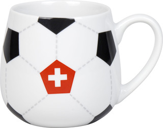 KÖNITZ Porzellan Tasse KC143 Fußball Schweiz