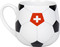 KÖNITZ Porzellan Tasse KC143 Fußball Schweiz