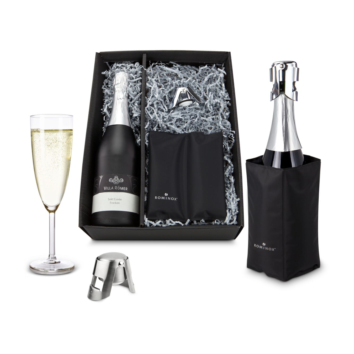 Geschenkset / Präsenteset: Sekt-Kühlung 2K1050