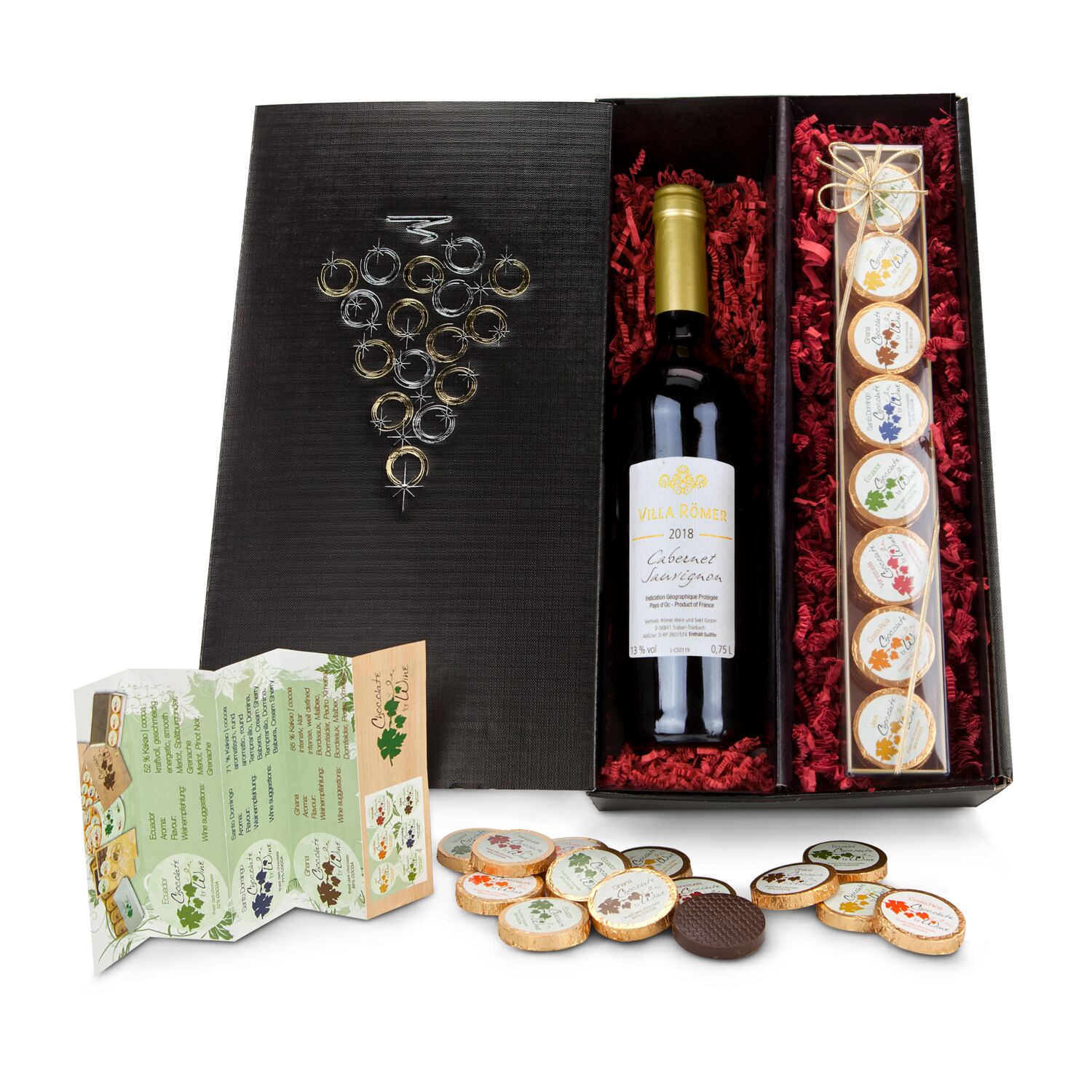 Geschenkset / Präsenteset: Chocolate for wine 2K1088