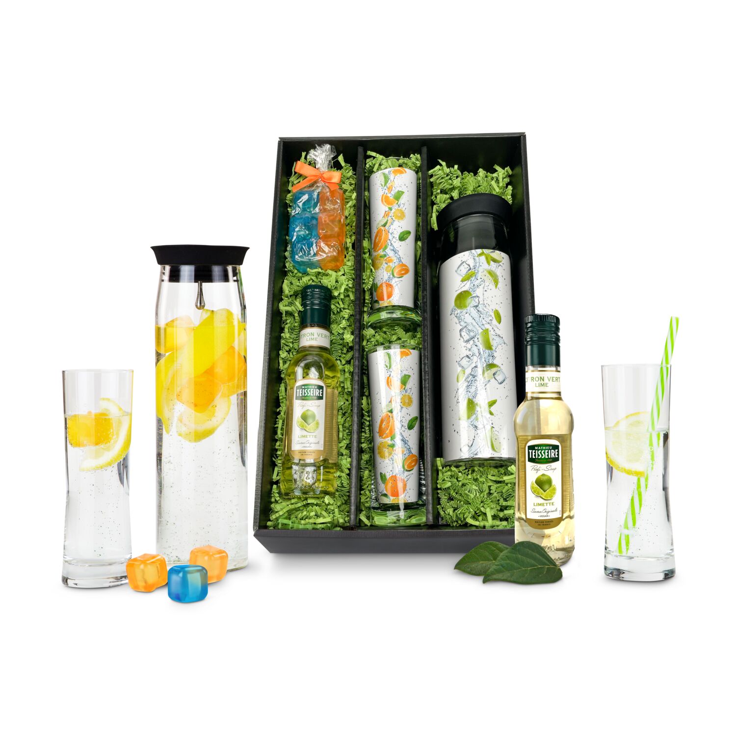 Geschenkset / Präsenteset: Karaffe Frisch & Fruchtig 2K1092