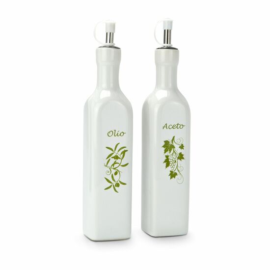 Geschenkset / Präsenteset: Essig-Ölspender im Korb 2K1159