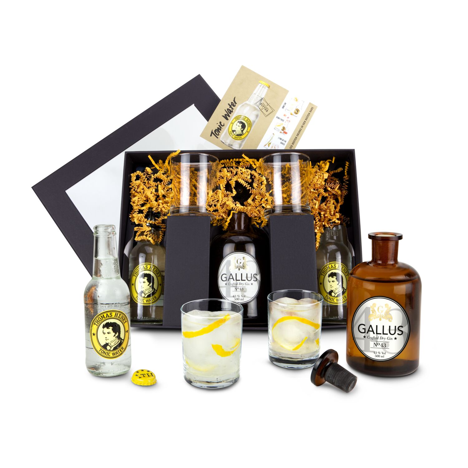 Geschenkset / Präsenteset: Gin Tonic Set 'Gallus 43' 2K1189