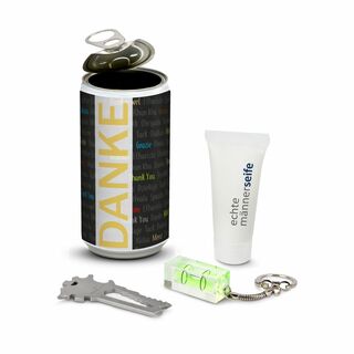 Geschenkset / Präsenteset: Männer-Geheimnis - Etikett Danke 2K1195f
