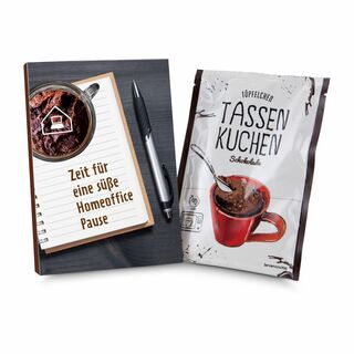 Geschenkartikel: Tassenkuchen 70 g, süße Homeoffice Pause 2K1357a