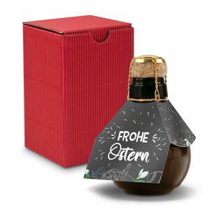 Origineller Sekt Frohe Ostern - Karton Rot, 125 ml 2K1358r4