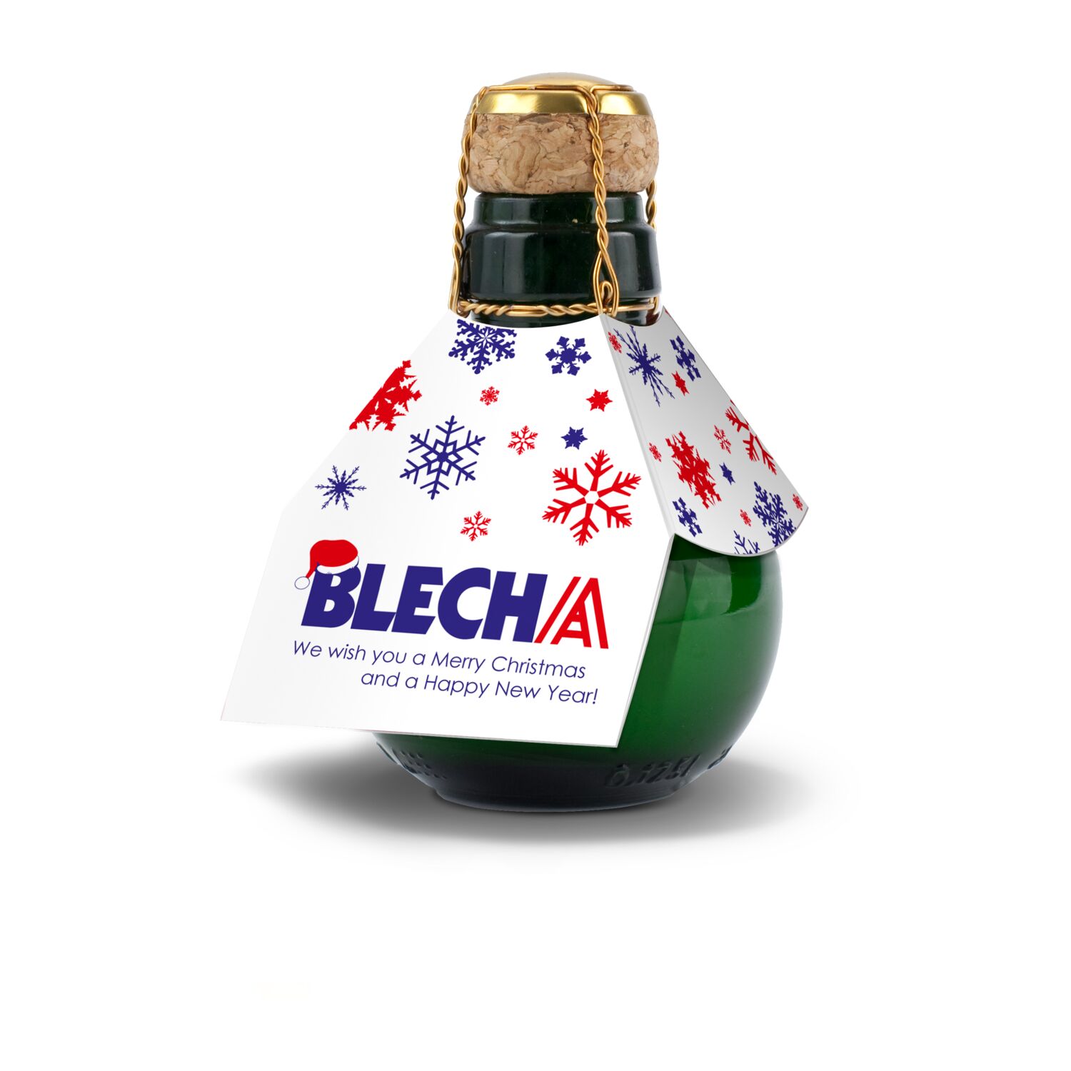 Kleinste Sektflasche der Welt Weihnachtsgruß, 125 ml 2K1540f