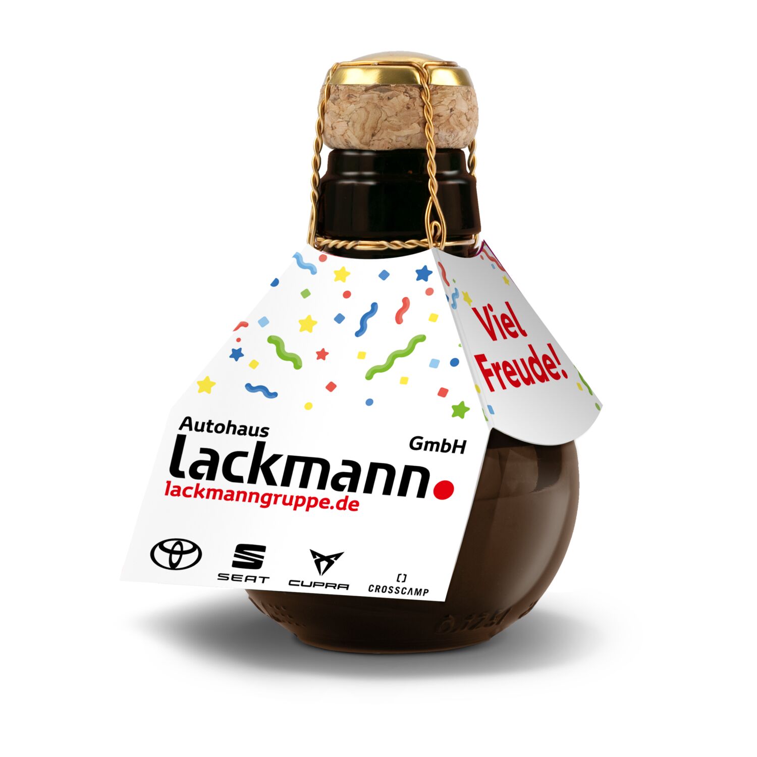 Kleinste Sektflasche der Welt Vielen Dank, 125 ml 2K1540j