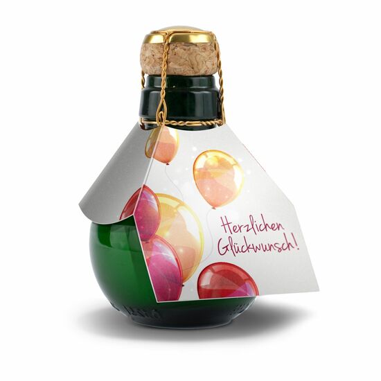 Kleinste Sektflasche der Welt Herzlichen Glückwunsch 2K1540m