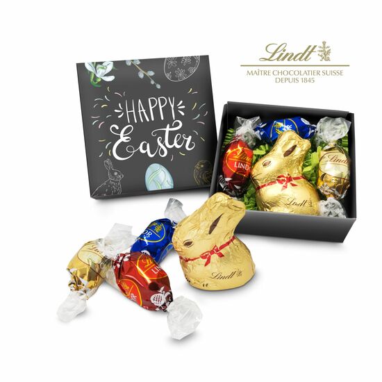 Geschenkartikel / Präsentartikel: Lindt Osternest, auch in individueller Kartonage 2K1665
