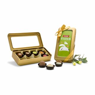 Geschenkartikel / Präsentartikel: Golddose Ostern 2K1667
