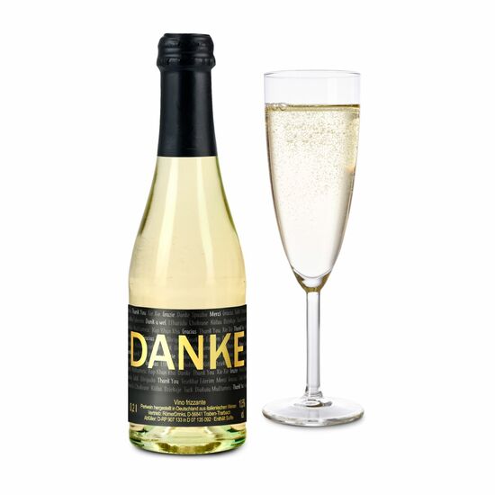 6x Danke Secco Flaschen, 0,2 l 2K1683