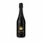 Sekt Cuvée - Flasche schwarz - Kapselfarbe Schwarz, 0,75 l 2K1904d