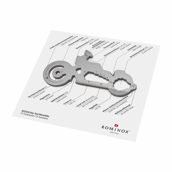 ROMINOX® Key Tool Motorbike (21 Funktionen) Werkzeug 2K2101d