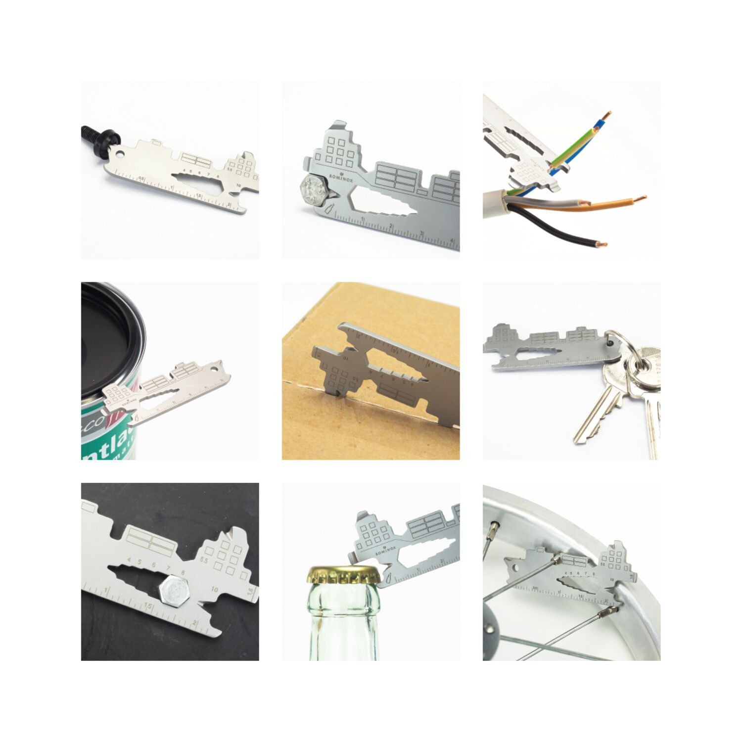 ROMINOX® Key Tool Cargo Ship (19 Funktionen) Happy Father's Day 2K2104f